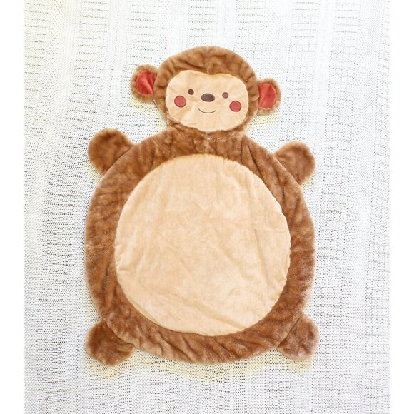 Baby Monkey Blanket Infant Cuddle Plush 36.5" X 26" - Picture 6 of 7